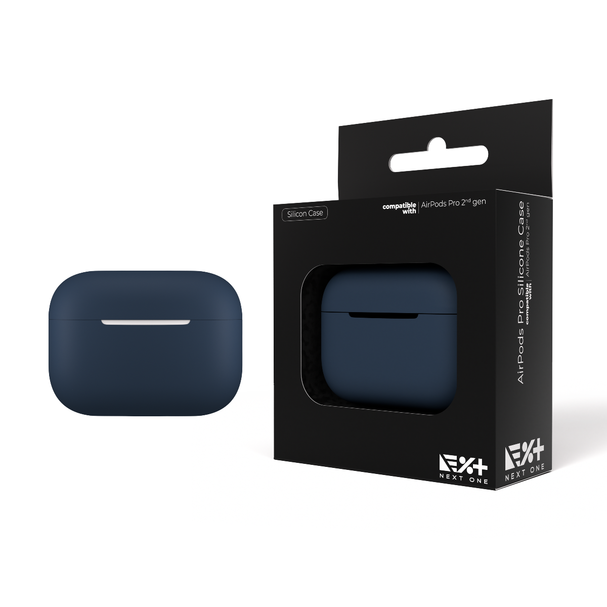Cumpara Husa de protectie NEXT ONE pentru AirPods Pro (gen.2), Silicon, Albastru de la Mesterul Minune