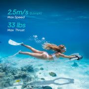 ASIWO Manta 2 sea scooter subacvatic (cyan)