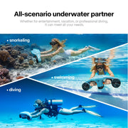 ASIWO Manta 2 sea scooter subacvatic (cyan)