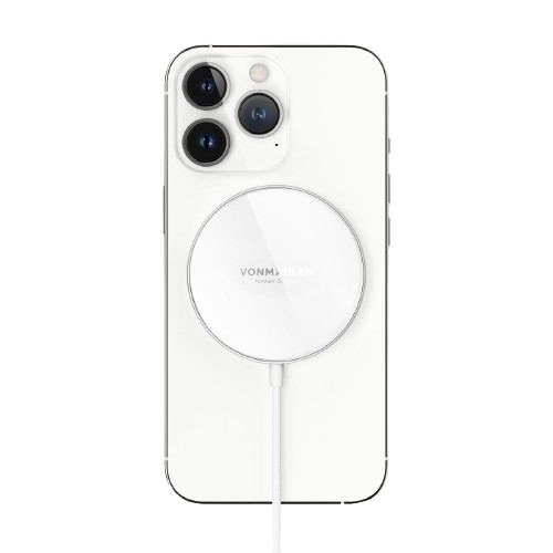 Cumpara Incarcator Vonmählen Aura Mini MagSafe, Alb de la Mesterul Minune