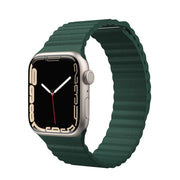 Cumpara Curea NEXT ONE Leather Loop pentru Apple Watch 42-44mm, Leaf Green de la Mesterul Minune