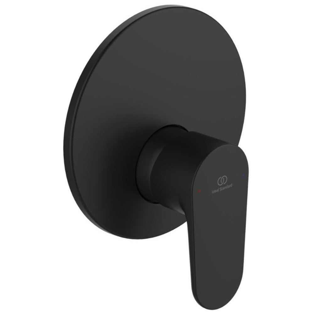 Baterie dus incastrata Ideal Standard Cerafine O negru mat si corp