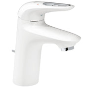 Baterie lavoar alba Grohe Eurostyle, cu limitator debit si ventil