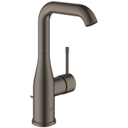 Baterie lavoar antracit mat Grohe Essence, L cu ventil pop-up