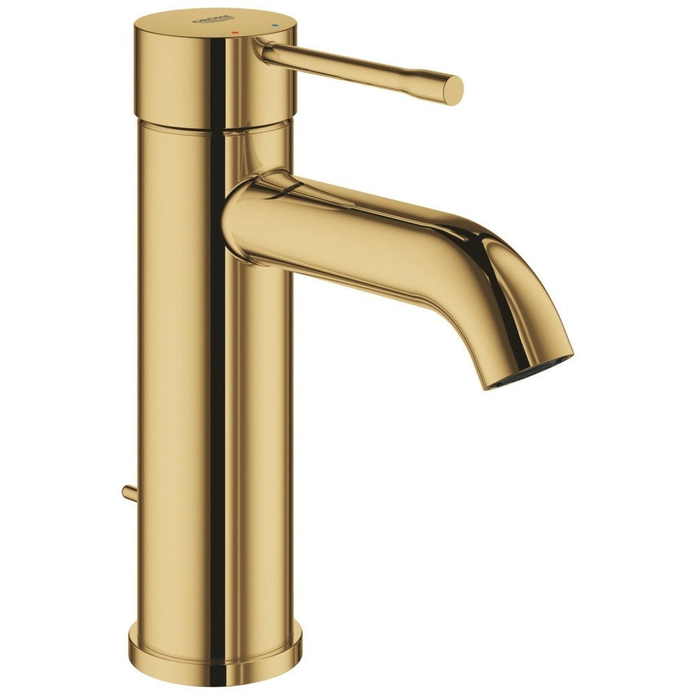 Baterie lavoar aurie Grohe Essence, S cu ventil pop-up