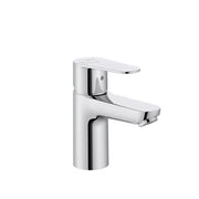 Baterie lavoar fara ventil, cu aerator și racorduri flexibile; tehnologie Cold Start, inaltime S