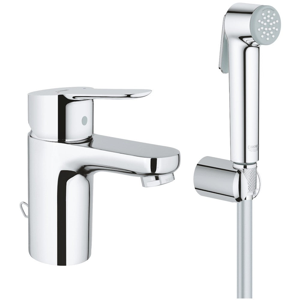 Baterie lavoar Grohe BauEdge S size, cu dus pentru igiena intima,