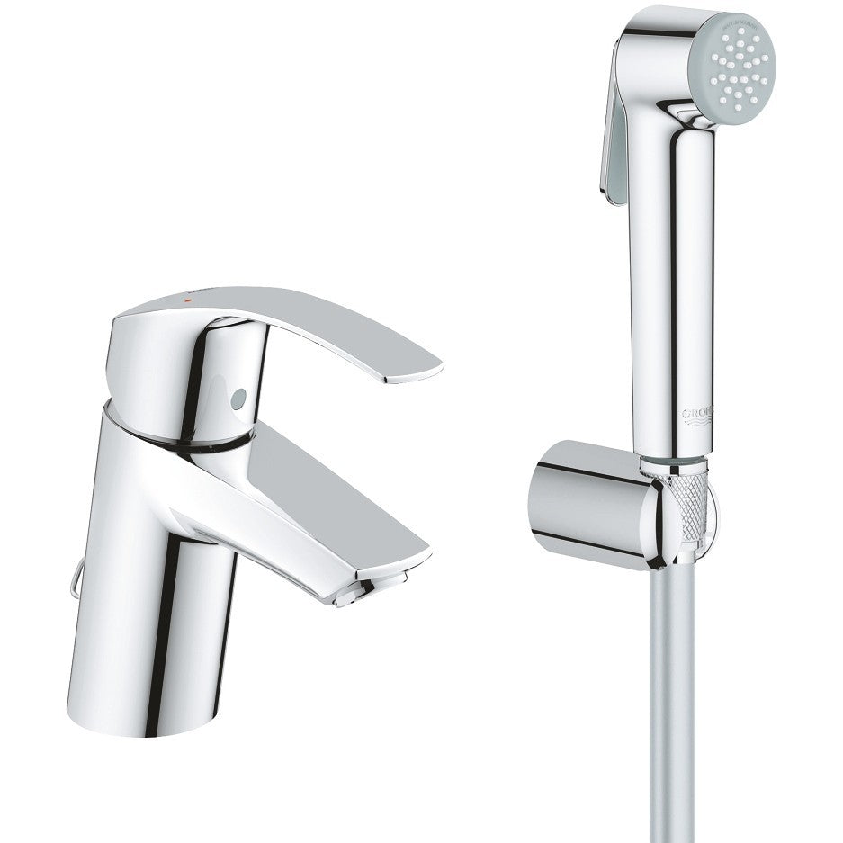 Baterie lavoar Grohe Eurosmart New S size, cu dus pentru igiena