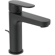 Baterie lavoar neagra mat Ideal Standard Cerafine O, ventil metalic