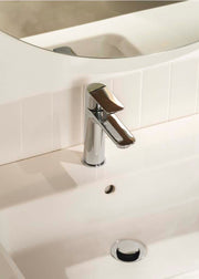 Baterie lavoar Roca Cala, M, 161 mm, pornire rece, ventil, crom, A5A306EC00