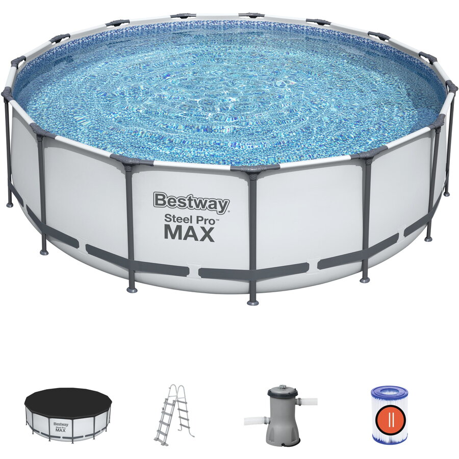 Piscina supraterana Bestway Steel Pro MAXTM 457cm x 122cm cod 56438