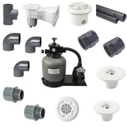 Kit (kituri) filtrare piscine beton cu liner PVC volum maxim 55 mc