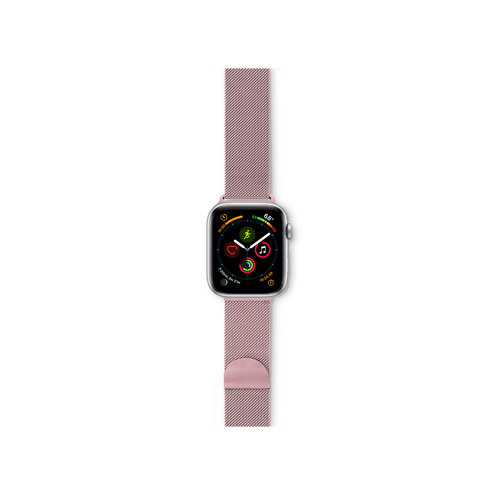 Cumpara Curea Epico pentru Apple Watch 42/44/45mm Milanese Roz Auriu de la Mesterul Minune