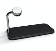 Cumpara Statie incarcare wireless fast charge dual compatibila Apple Watch - ZENS Aluminium 10W Qi Black de la Mesterul Minune