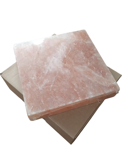 Blat pentru gatit din sare de Himalaya 20x20x3.5 CM cutie carton