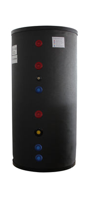 Boiler cu 2 serpentine FIAMA WPC HT 160 LT 2S, pentru centrala termica si solar, montaj pe sol, izolatie termica, manta de protectie, serpentine bivalent