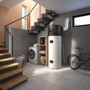 Boiler cu pompa de caldura fara serpentina Tesy AquaThermica Pro HPWH 4.11 FS 200 U01, pentru apa calda menajera, clasa energetica A+, 200 litri