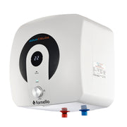 Boiler electric  Fornello AQUACALDA ECO, 15 Litri, montaj deasupra chiuvetei,  2000 watt, reglaj extern al temperaturii, poliuretan expandat, grad de protecție IPX4, dimensiuni compacte si afisaj digital