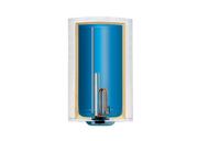 Boiler electric Fornello Titanium Plus 50 litri SLIM, 2000 watt, reglaj extern al temperaturii, emailat cu titan, supapa de siguranta