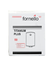 Boiler electric Fornello Titanium Plus 50 litri SLIM, 2000 watt, reglaj extern al temperaturii, emailat cu titan, supapa de siguranta