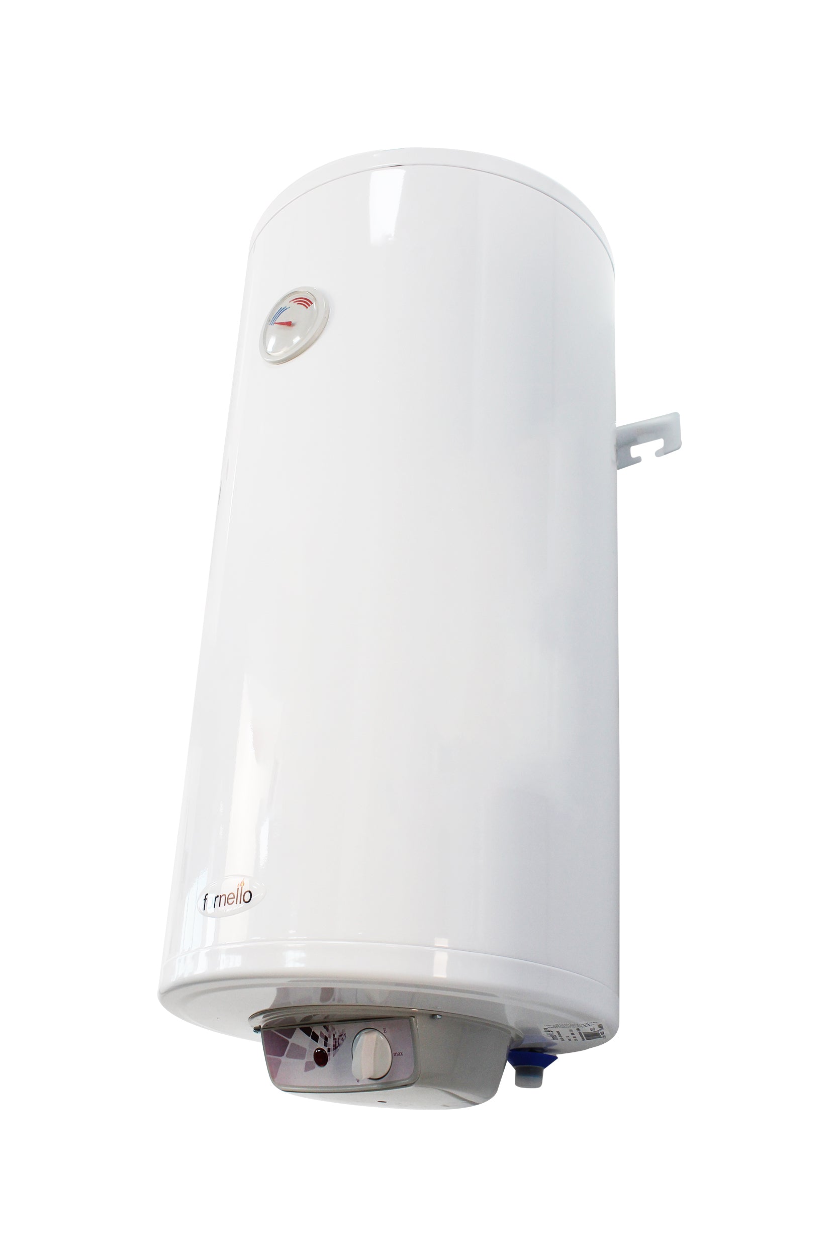 Boiler electric Fornello Titanium Plus 50 litri SLIM, 2000 watt, reglaj extern al temperaturii, emailat cu titan, supapa de siguranta