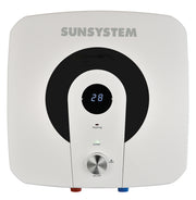 Boiler electric Sunsystem MB 10KS-AL, 10 litri, rezistenta electrica 2 kW, clasa energetica B, montaj vertical, incalzire rapida, protectie dubla, montaj deasupra chiuvetei