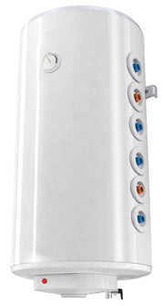 Boiler termoelectric cu 2 serpentine Fornello Optima GCV7/4S 1504420 D09 TRP2 2S,150 Litri, 2000 watt, reglaj extern al temperaturii, poliuretan expandat .