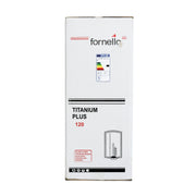 Boiler termoelectric Fornello Titanium Plus 120 litri, 2000 watt, racord lateral, reglaj extern al temperaturii