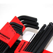 Bondhus 10999, Set 9 chei L HEX BLX9M, lungi, cap cu bila, ProGuard finish HEX 1.5-10mm