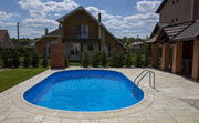 Set borduri piscina ovala 9x5m Raza 2,5m