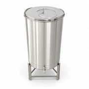 Butoi inox 300 L, capac cu colier și garnitură, robinet cadou