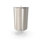 Butoi inox 300 L, capac cu colier și garnitură, robinet cadou