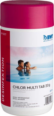 Tablete multifunctionale 20grame BWT Chlor Multi Tab 1kg