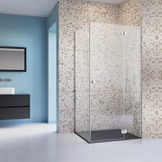 Cabina de dus rectangulara cu usa pivotanta, deschidere usa dreapta