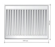 Calorifer otel Ferroli GR F 22K, 500 x 1600 mm, accesorii incluse