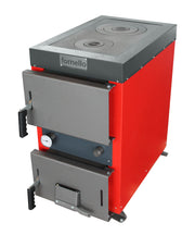 Cazan (centrala) cu plita pe combustibil solid (lemn, carbune, brichete), Fornello Rustic KP 20 kW