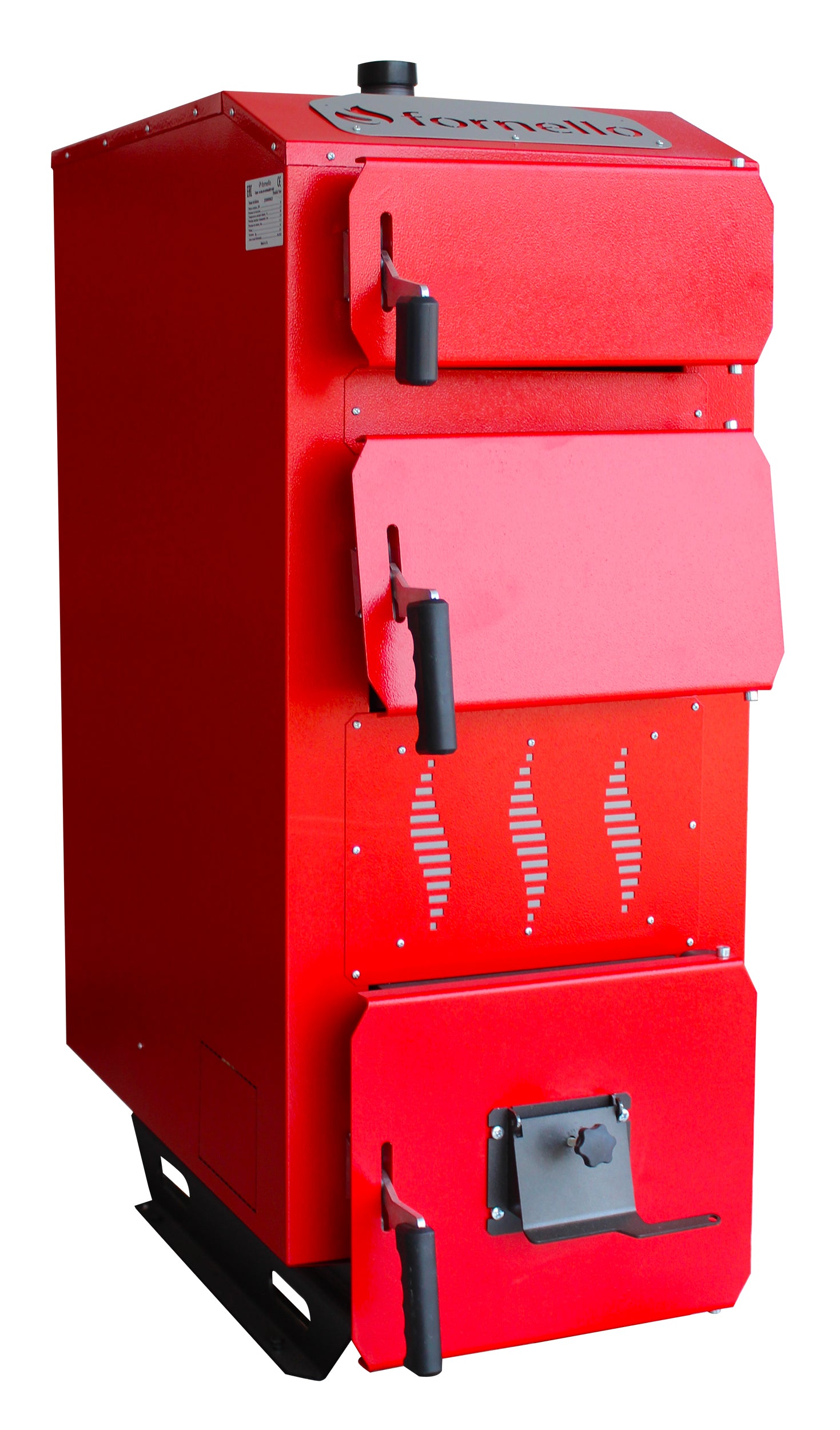 Cazan (centrala) pe combustibil solid, (lemn, carbune), Fornello Praktik 30 kW