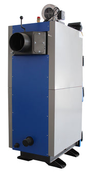 Pachet Cazan (centrala) pe combustibil solid, (lemn, carbune), Fornello Joker 24 kW, Boiler, Vas Expansiune, Pompa, Fitinguri Montaj