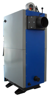 Pachet Cazan (centrala) pe combustibil solid, (lemn, carbune), Fornello Joker 24 kW, Boiler, Vas Expansiune, Pompa, Fitinguri Montaj