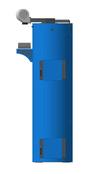 Cazan (centrala) pe combustibil solid, tip lumanare Fornello Turbo 25 kW, cu ventilator si automatizare