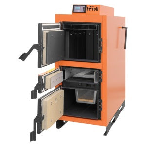 Cazan (centrala) pe lemne cu gazeificare Ferroli CGF PRO 32 - 32 kW