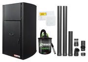 Pachet Centrala pe peleti Fornello Fiama Confort B 25 kw, complet echipata pentru incalzire, Pompa, Vas expansiune, Automatizare, Termostat Radio Comanda Salus 091FLRFV2, Aspirator Cenusa si Kit evacuare 2.5 ml