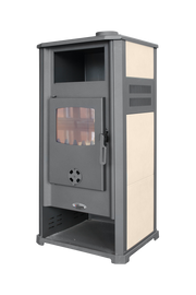 Semineu (Soba) pe lemne Fornello Ambasador LM N 9-11 kW, 490x460x1040