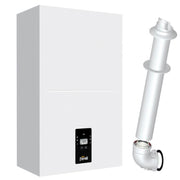 Centrala Ferroli Bluehelix ALPHA 24 C 20 kW Incalzire, 25 kW Apa calda, panou comanda digital, Kit evacuare gaze inclus