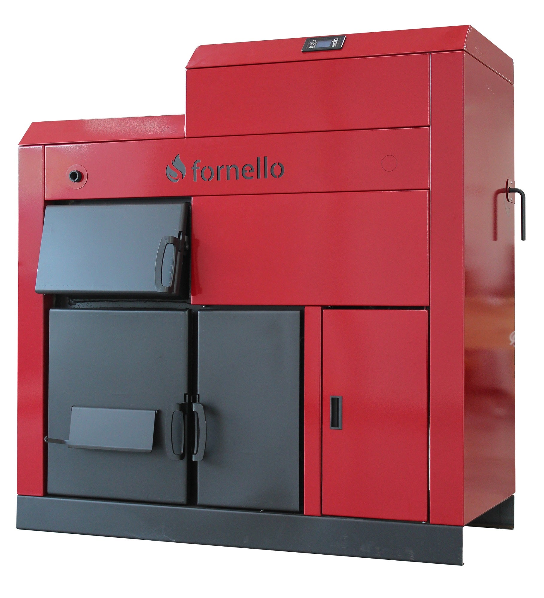 Centrala Fornello Eco Energy mixt 25 kW pe lemne si peleti, echipata