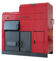 Centrala Fornello Eco Energy mixt 35 kW pe lemne si peleti, echipata
