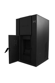 Centrala monobloc pe peleti Fornello Pellet King 35 kw complet echipata pentru incalzire, pompa, vas de expansiune, supapa de siguranta, automatizare, tiraj fortat, buncar peleti 80 kg, aprindere automata, A+