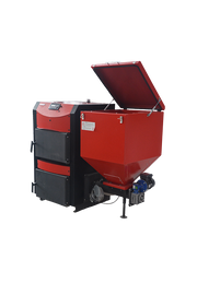 Centrala termica mixta Burnit WBS AC UB 27 kW, pe peleti, agropeleti din paie, peleti din floarea soarelui, carbune , aschii lemn , samburi, porumb sau cereale