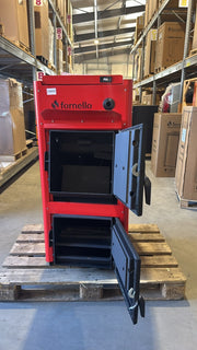 PRODUS RESIGILAT CU DEFECTE ESTETICE DAR IN PERFECTA STARE DE FUNCTIONARE 23653 !!! Centrala pe combustibil solid Fornello T-PRO 30 kW