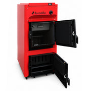 Pachet centrala pe combustibil solid Fornello T-PRO 40 kW, boiler, vas expansiune, fitinguri si accesorii de baza